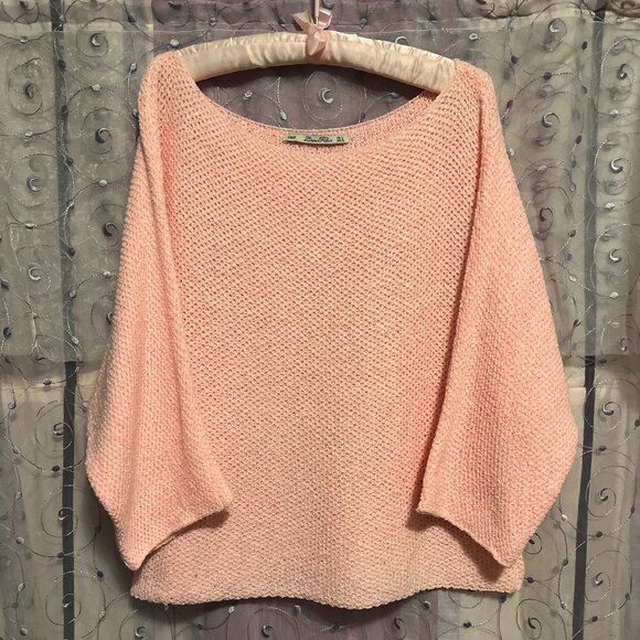 Zara Pink Knit Sweater Size M - Picture 1 of 3